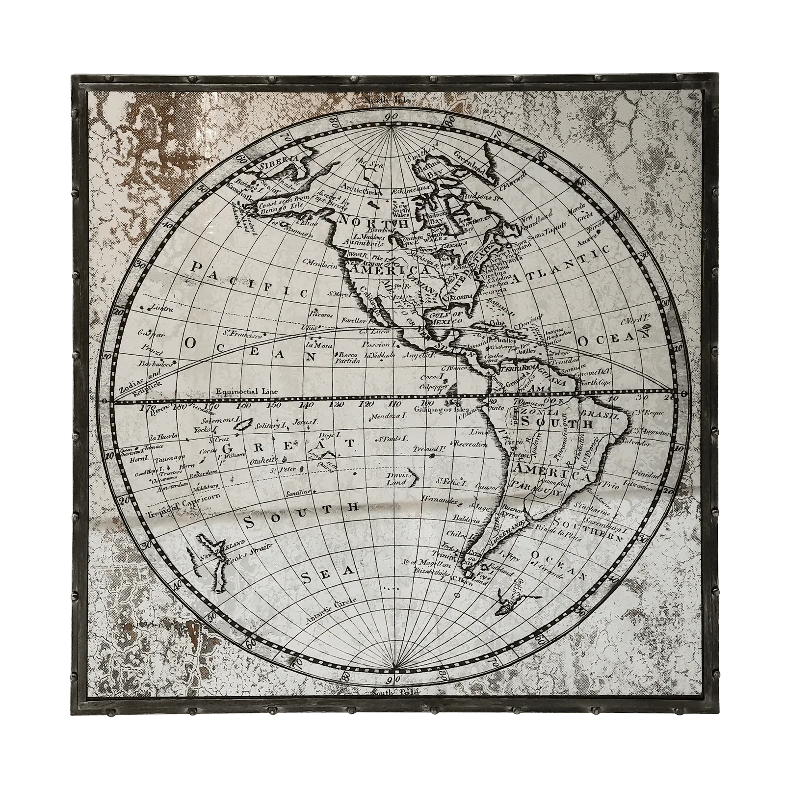 4MURS Miroir teinté GLOBE 83 x 83 cm