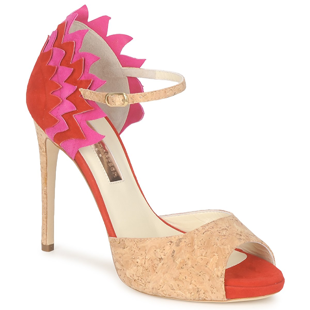 Rupert Sanderson - FLAMANTE - Red / Black