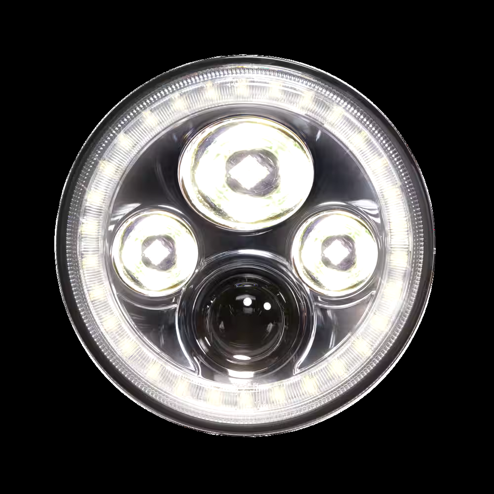 Alpena OpticDrive 2400 Lumens LED Headlights, Off-Road Vehicles & Motorcycles, 7-in