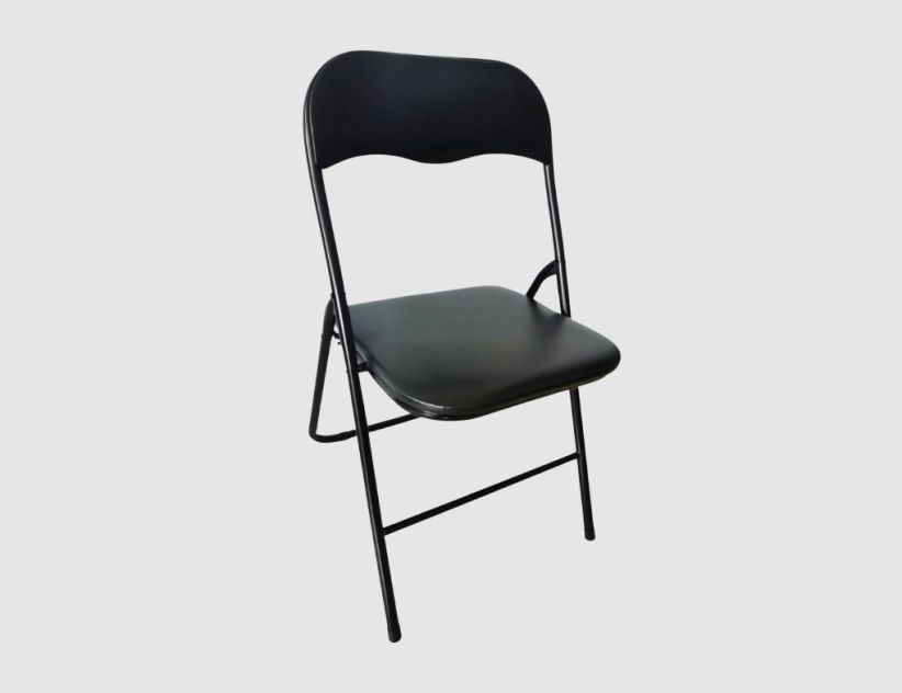 Klappstuhl Rohr Schwarz