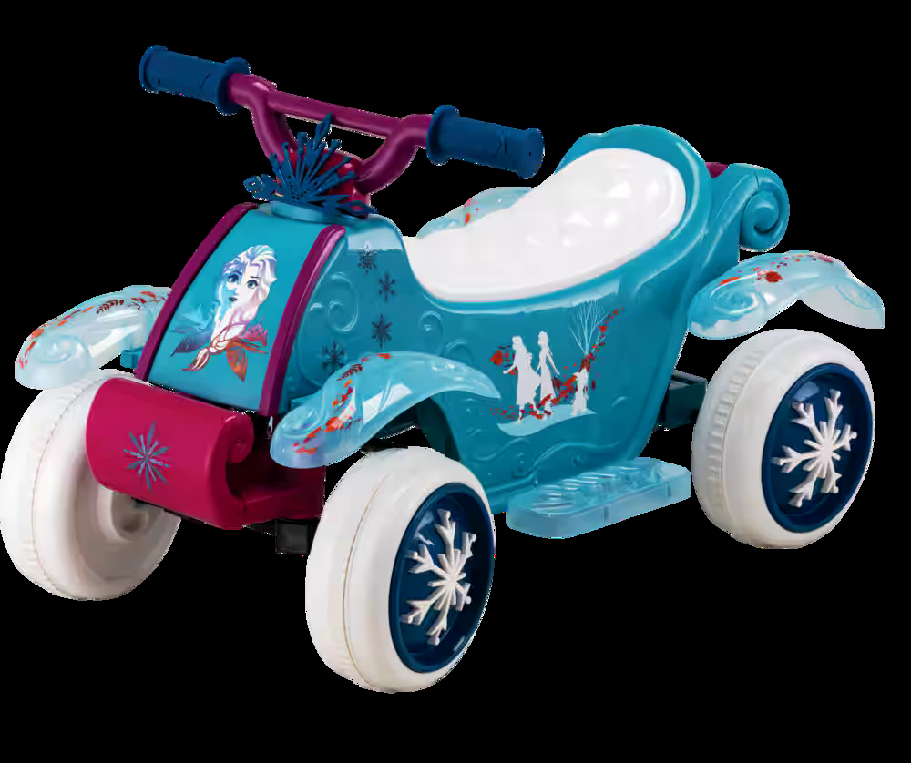 Disney Frozen 6V Electric Mini Ride-On Quad Bike/ ATV, 2.4km/h, Kids, Assorted Colours