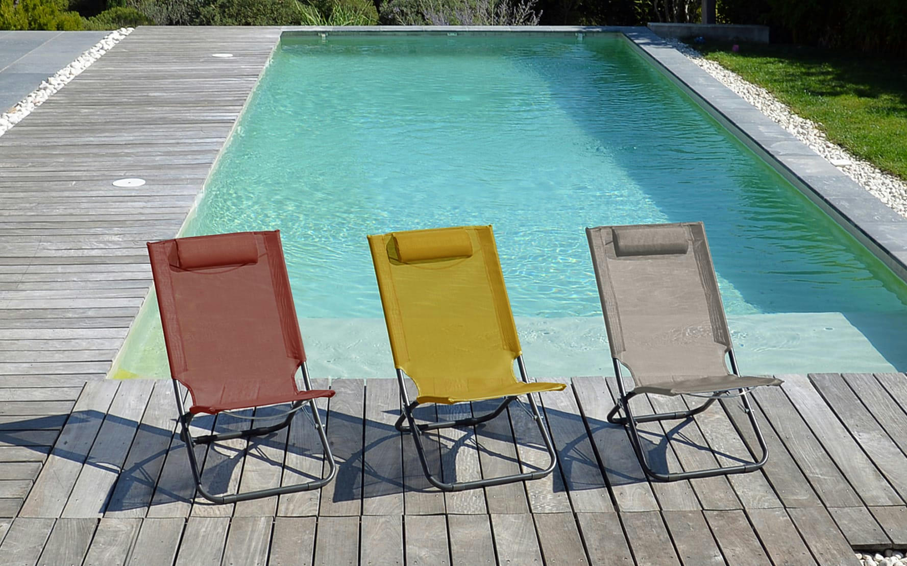 NAIADA - Lot De 2 Chaises Relax 