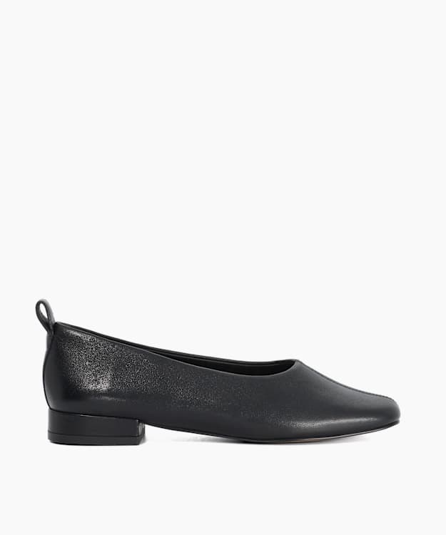 Highmark Black - Leather Ballet Pumps