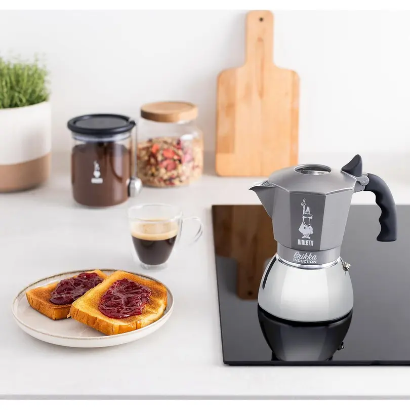Kaffeezubereiter 4er-Set Brikka Induction