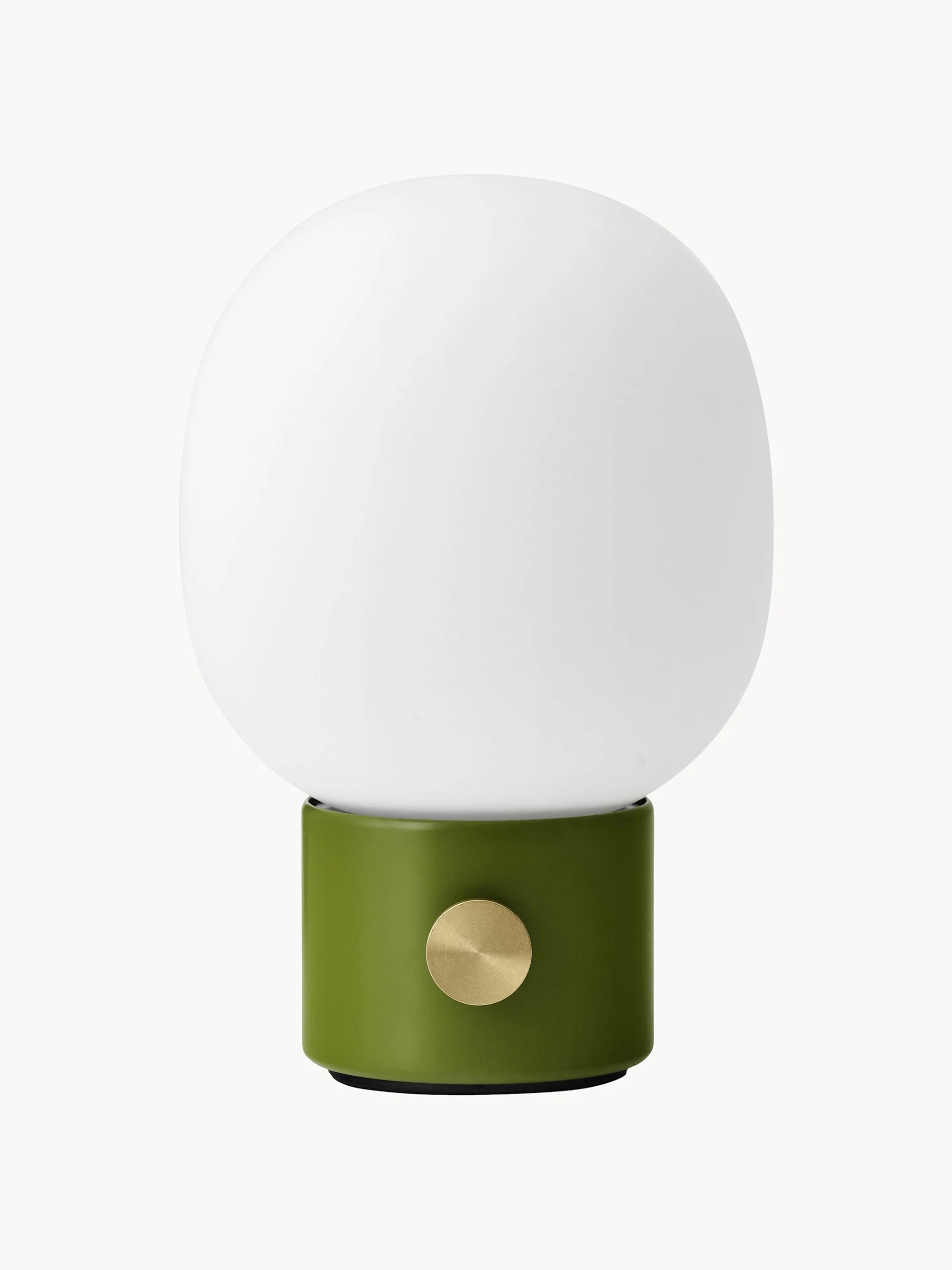Kleine mobile Tischlampe JWDA mit USB-Anschluss, dimmbar