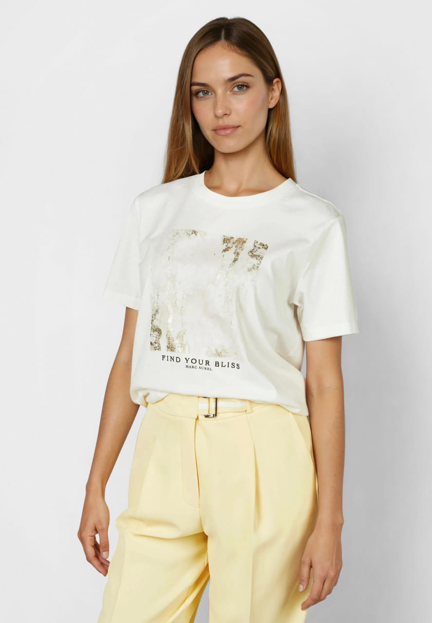 Shirt mit Folienprint