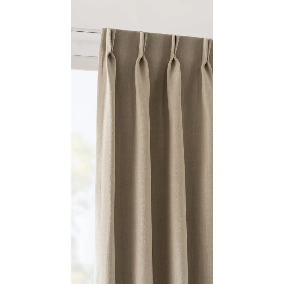 Gordijnstof Bowie semi verduisterend - beige