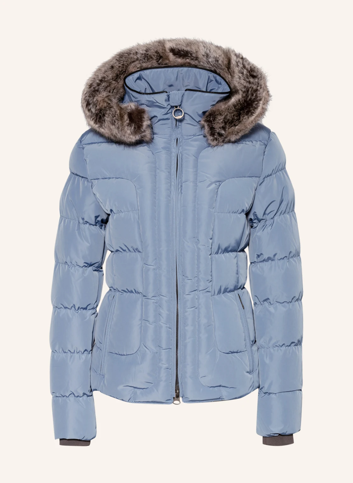 WELLENSTEYN Steppjacke ASTORIA SHORT mit abnehmbarem Kunstfell