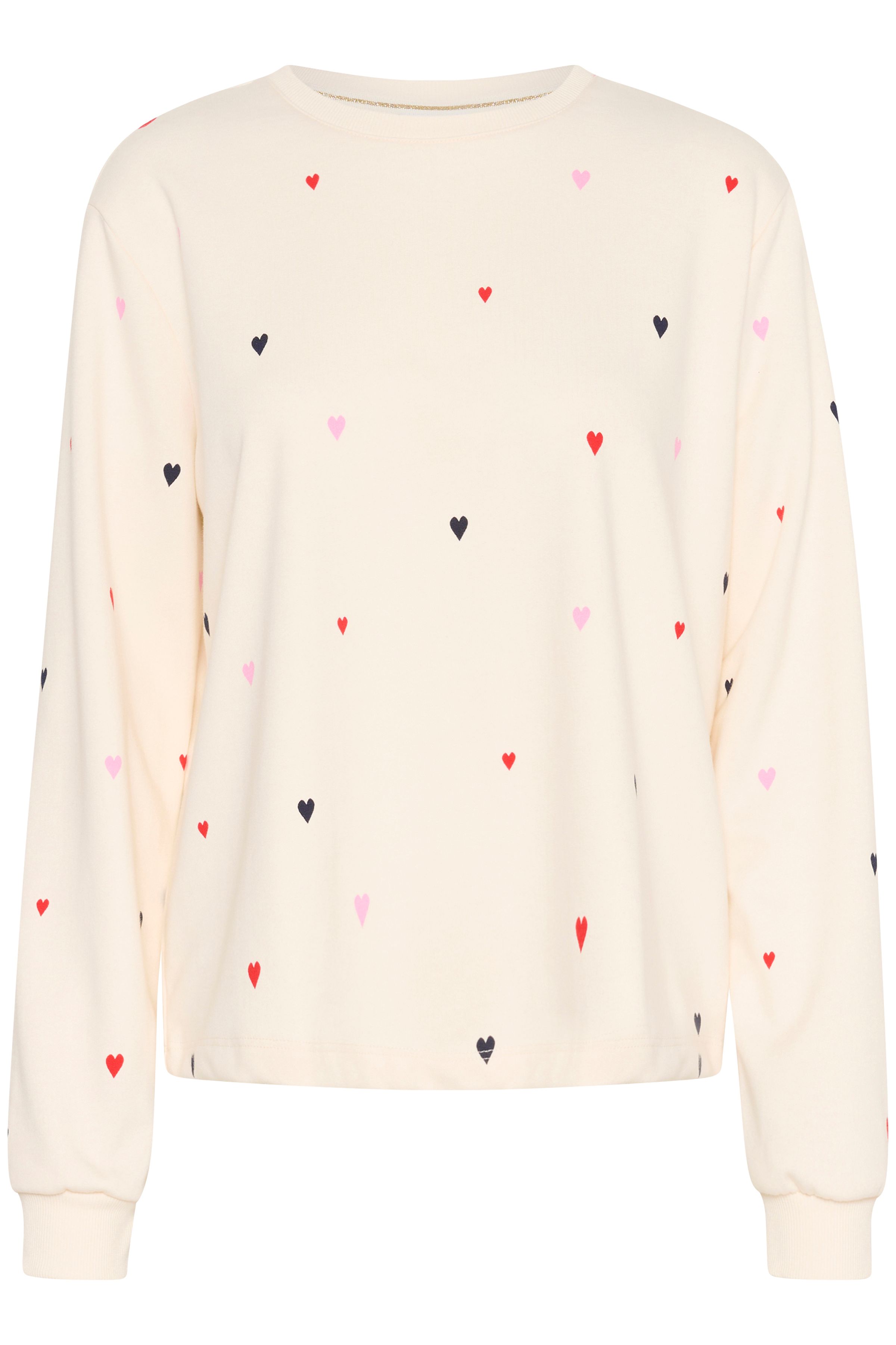 Saint Tropez JohanniSZ Heart Print Sweatshirt