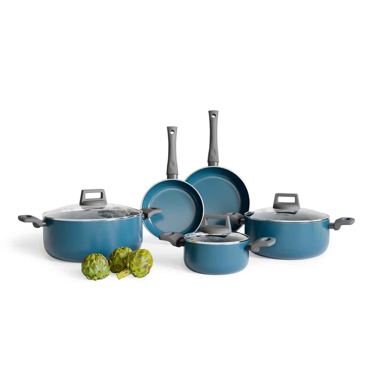 Trem de cozinha 5 peças CHICAGO azul