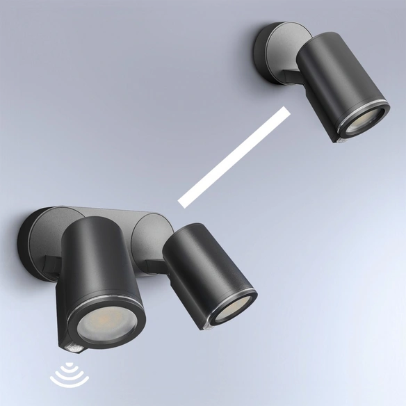 Sensor-LED-Strahler, 2-strahlig, GU10