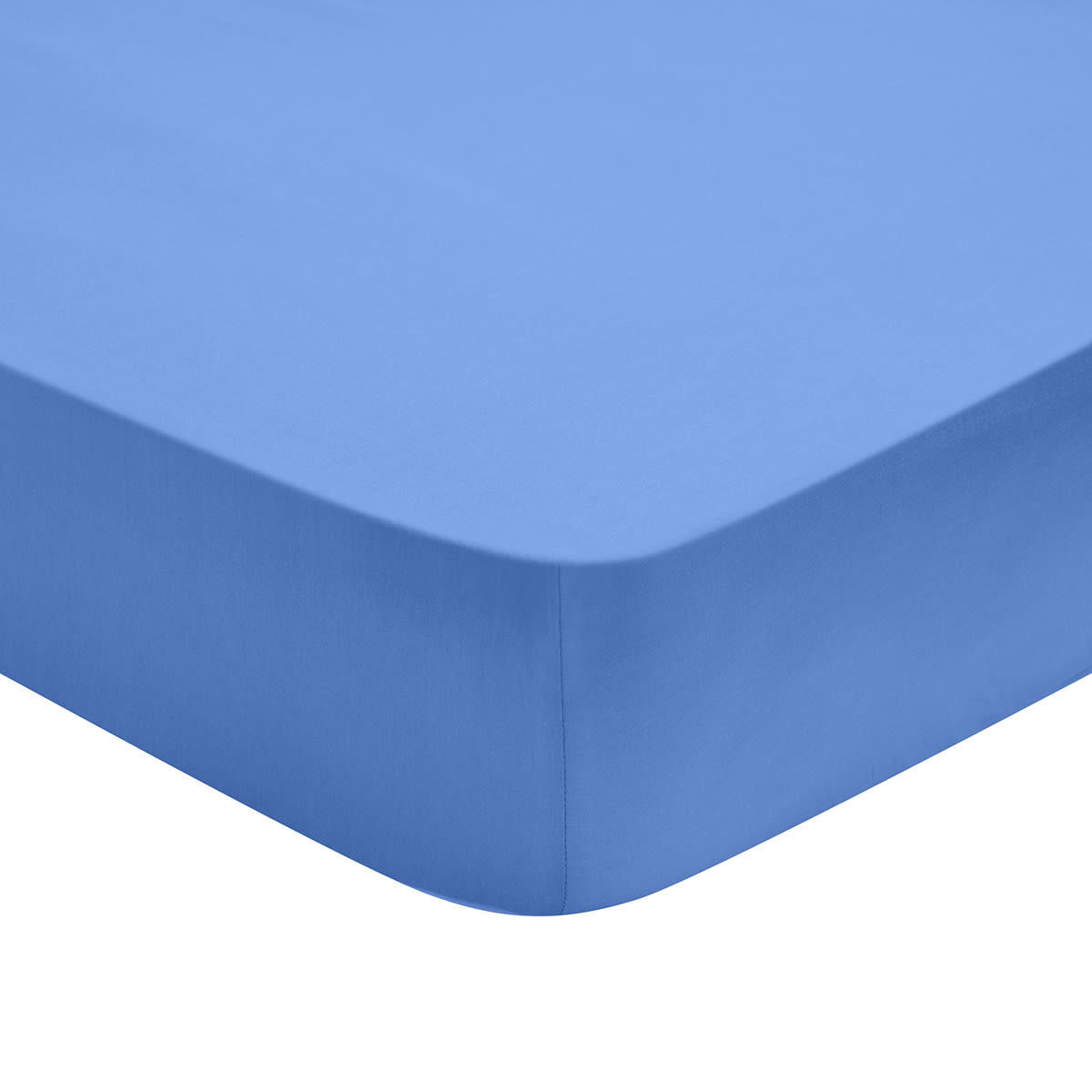 INFLUENCE - Drap Housse   Percale Lazuli 90x200 cm - DODO