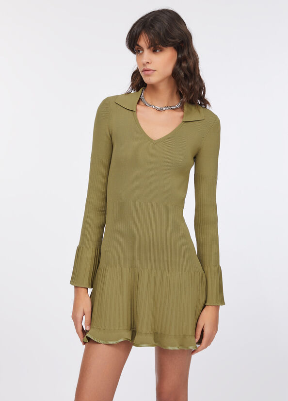 Abito corto in maglia