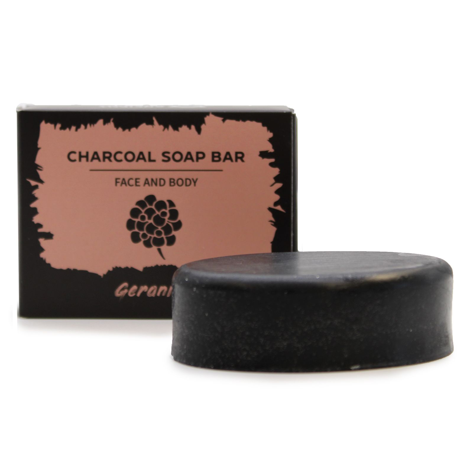 KDMD Charcoal Soap 85g - Geranium