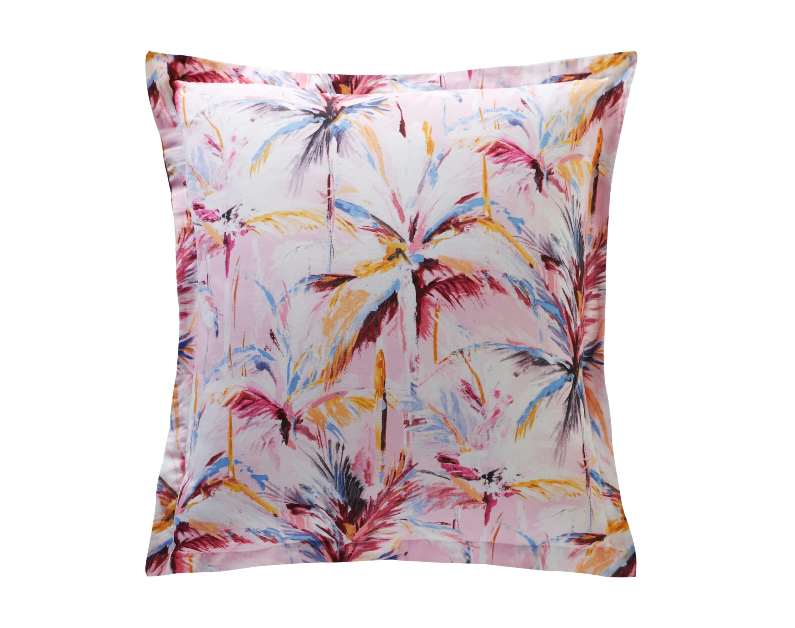 ARTIFIZIA - Taie d'oreiller carrée en coton multicolore