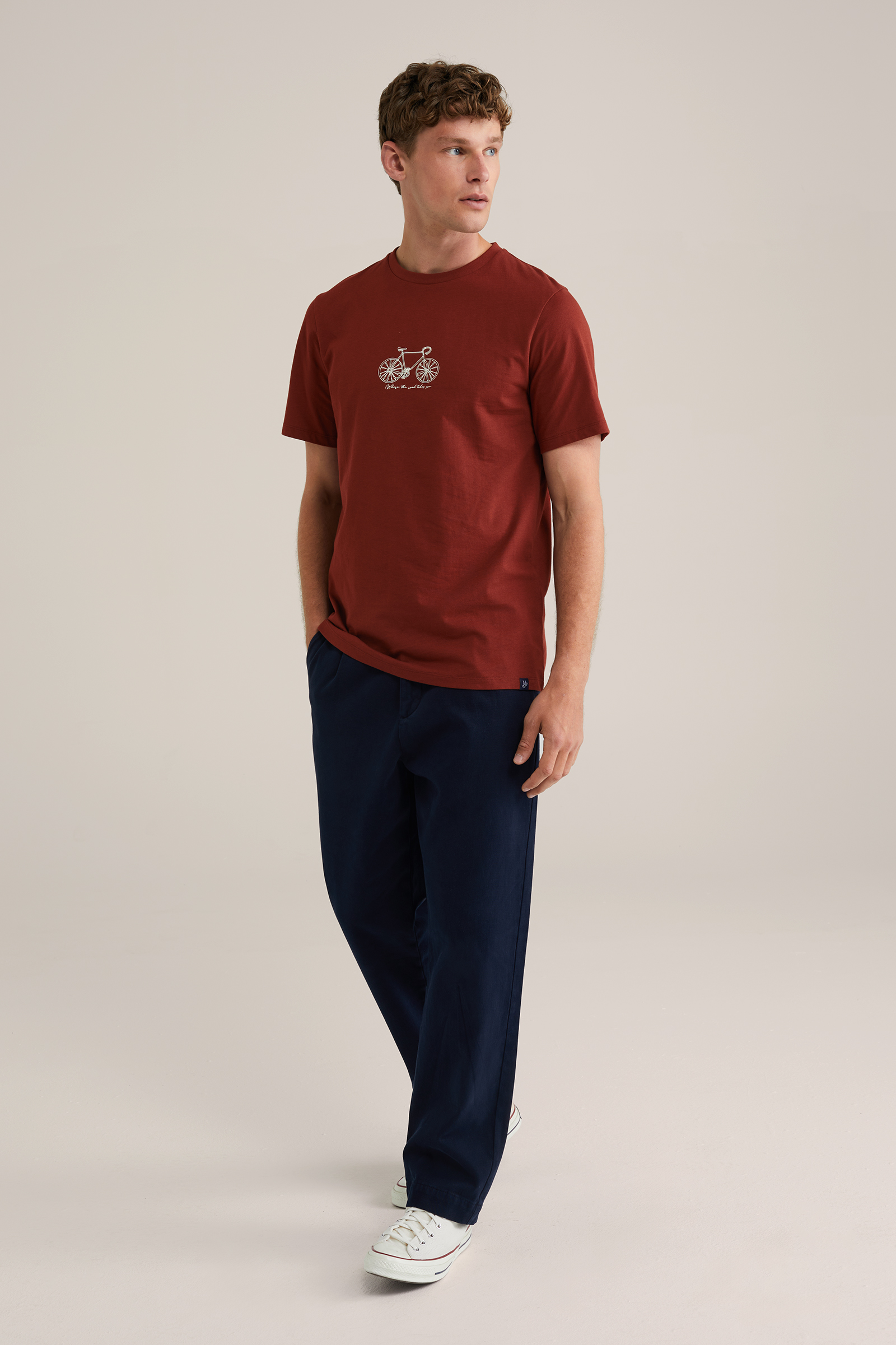 Heren Regular fit T-shirt met print