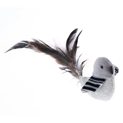 TIAKI cat toy bird with feathers