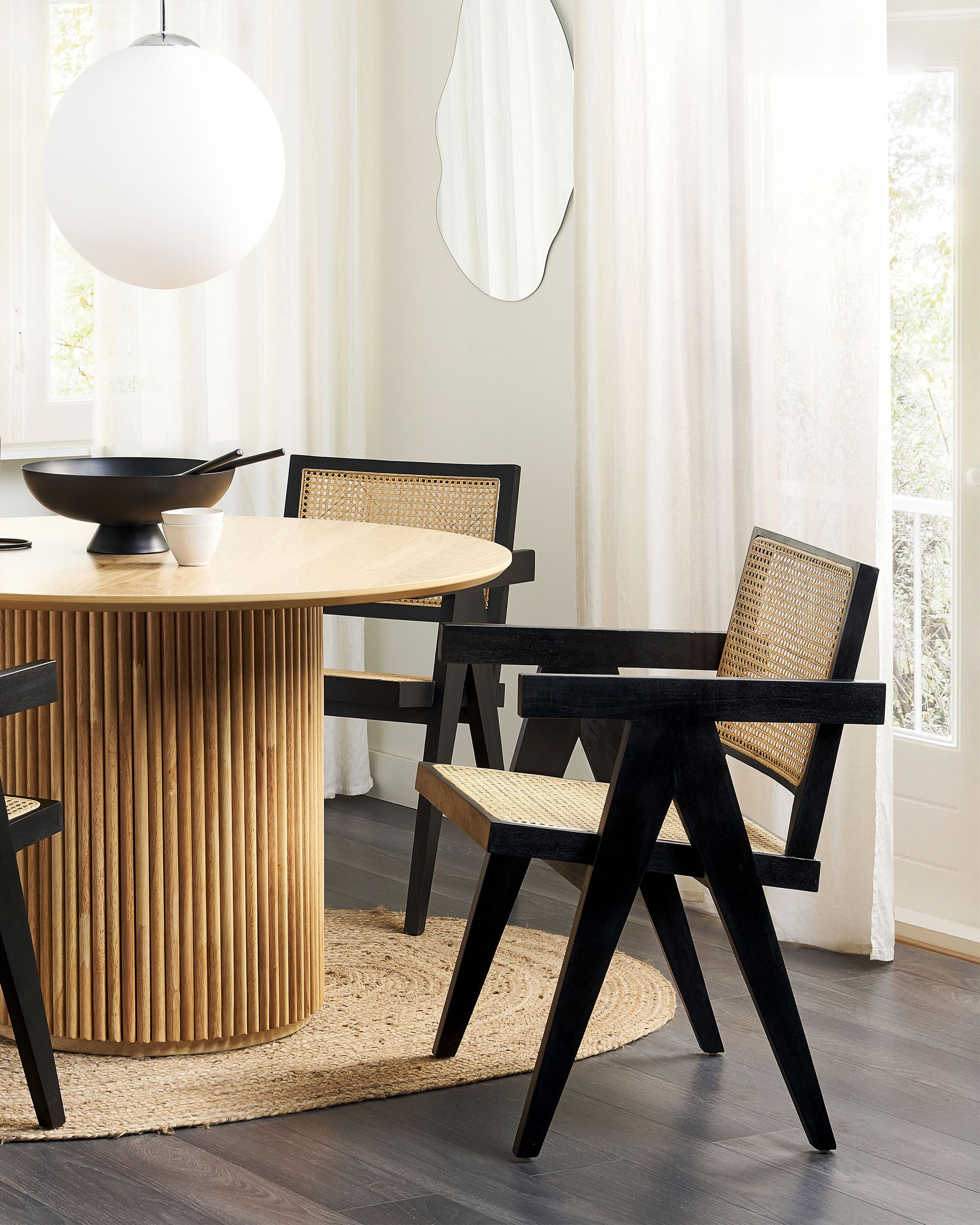 Dining Chair WESTBROOK II Mahogany Black
