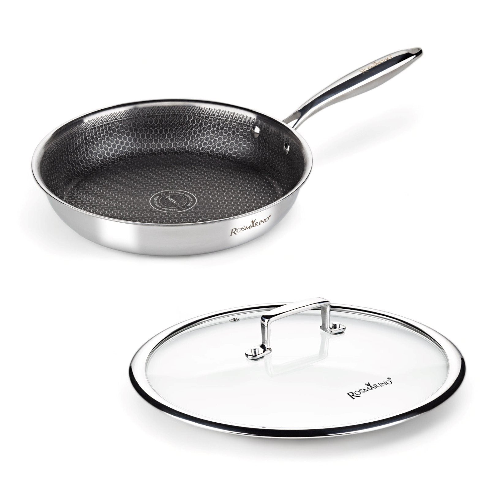 Rosmarino HexaPRO koekenpan met deksel - 28cm