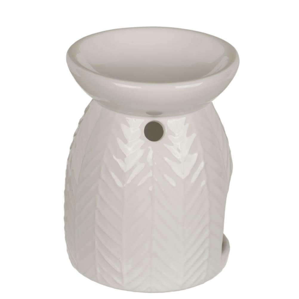 - Brûle-Parfum blanc en céramique