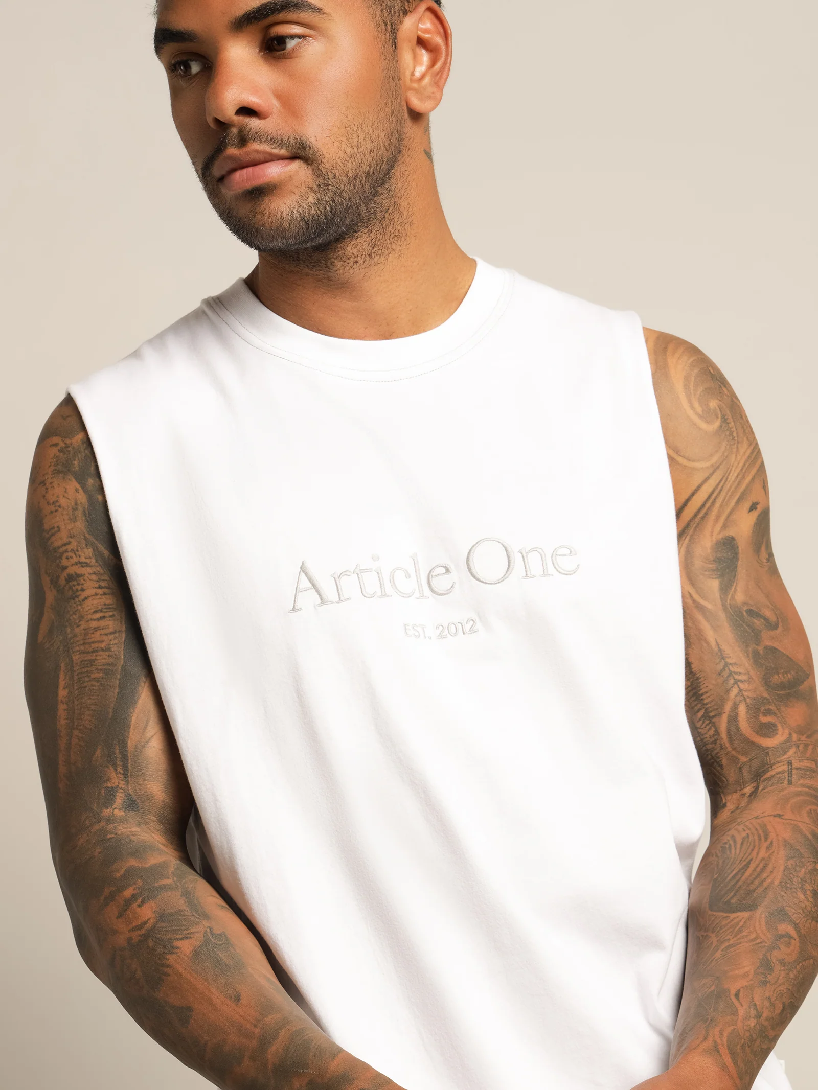 Heritage Logo Muscle Top