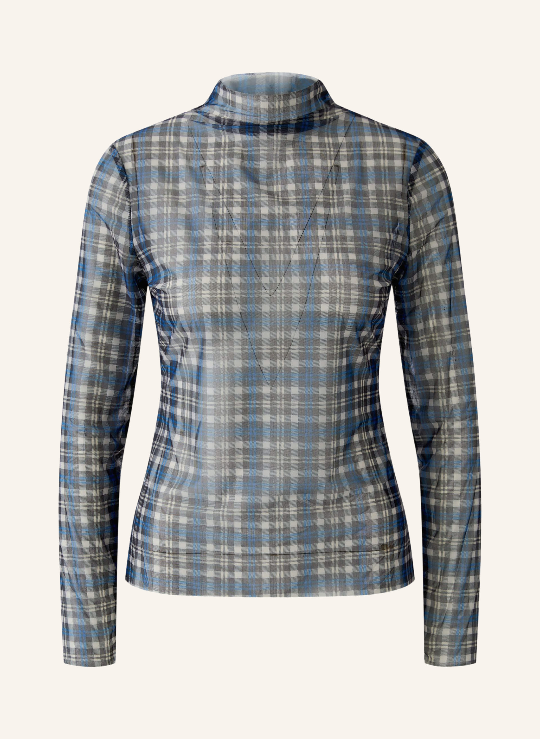 Oui Longsleeve aus Mesh