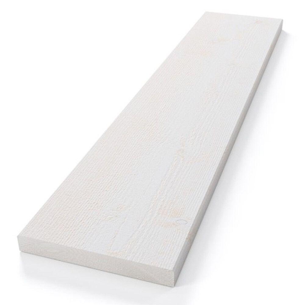 KLEDNING SCA 22X173X4800 MM REKT GRAN GRUNNET HVIT