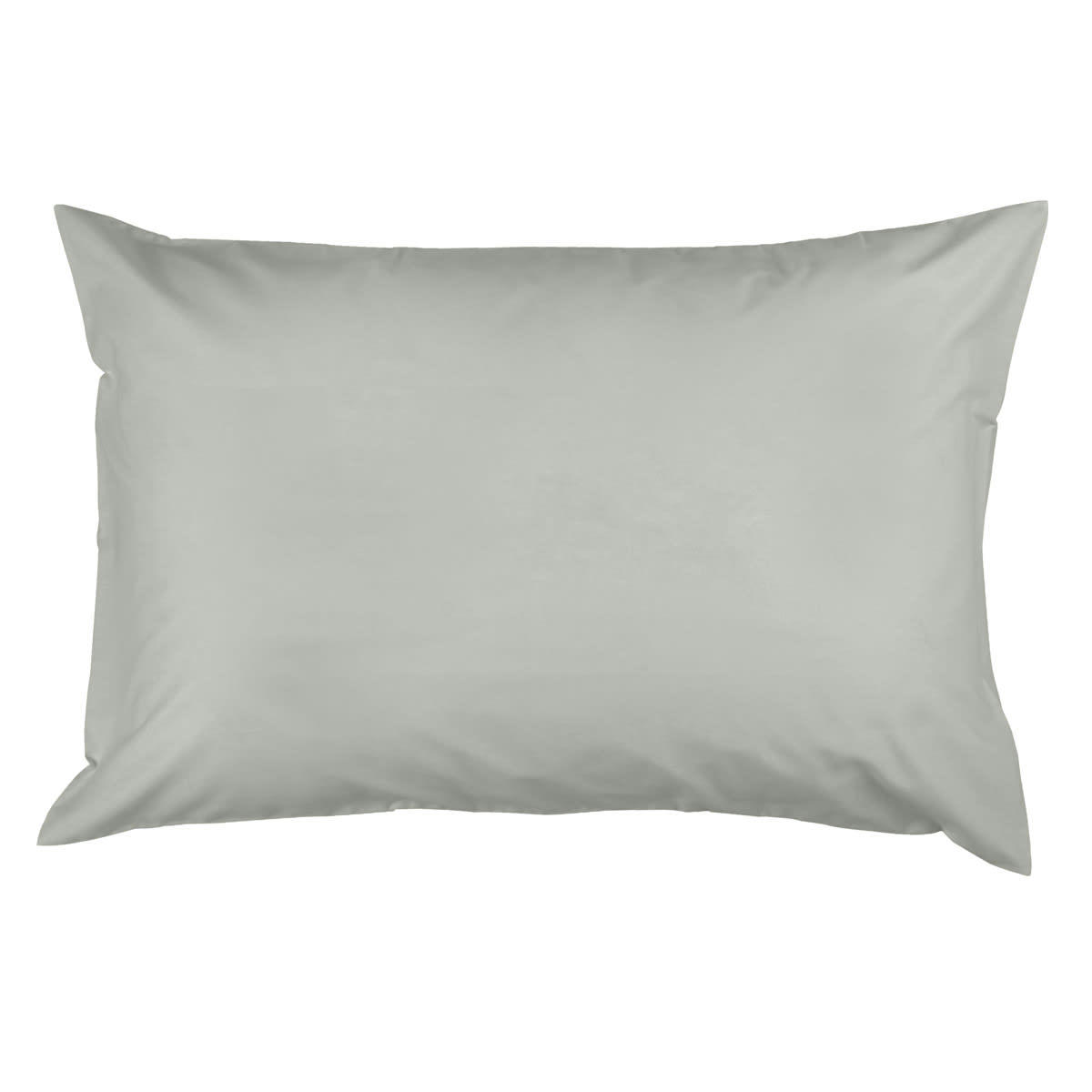 STUDIO FLANELLE - 2 taies d'oreiller en flanelle de coton Gris Perle 50x70 cm