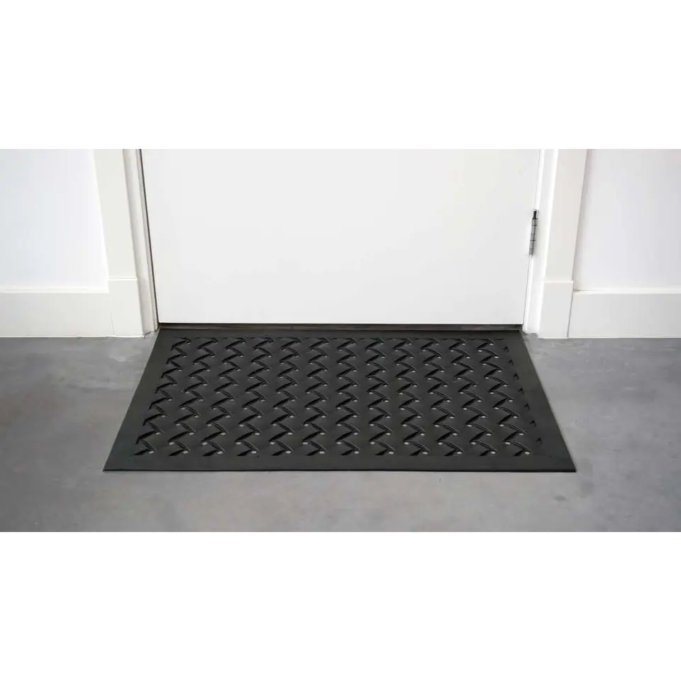 Rubber deurmat Weave - 61 x 91 cm