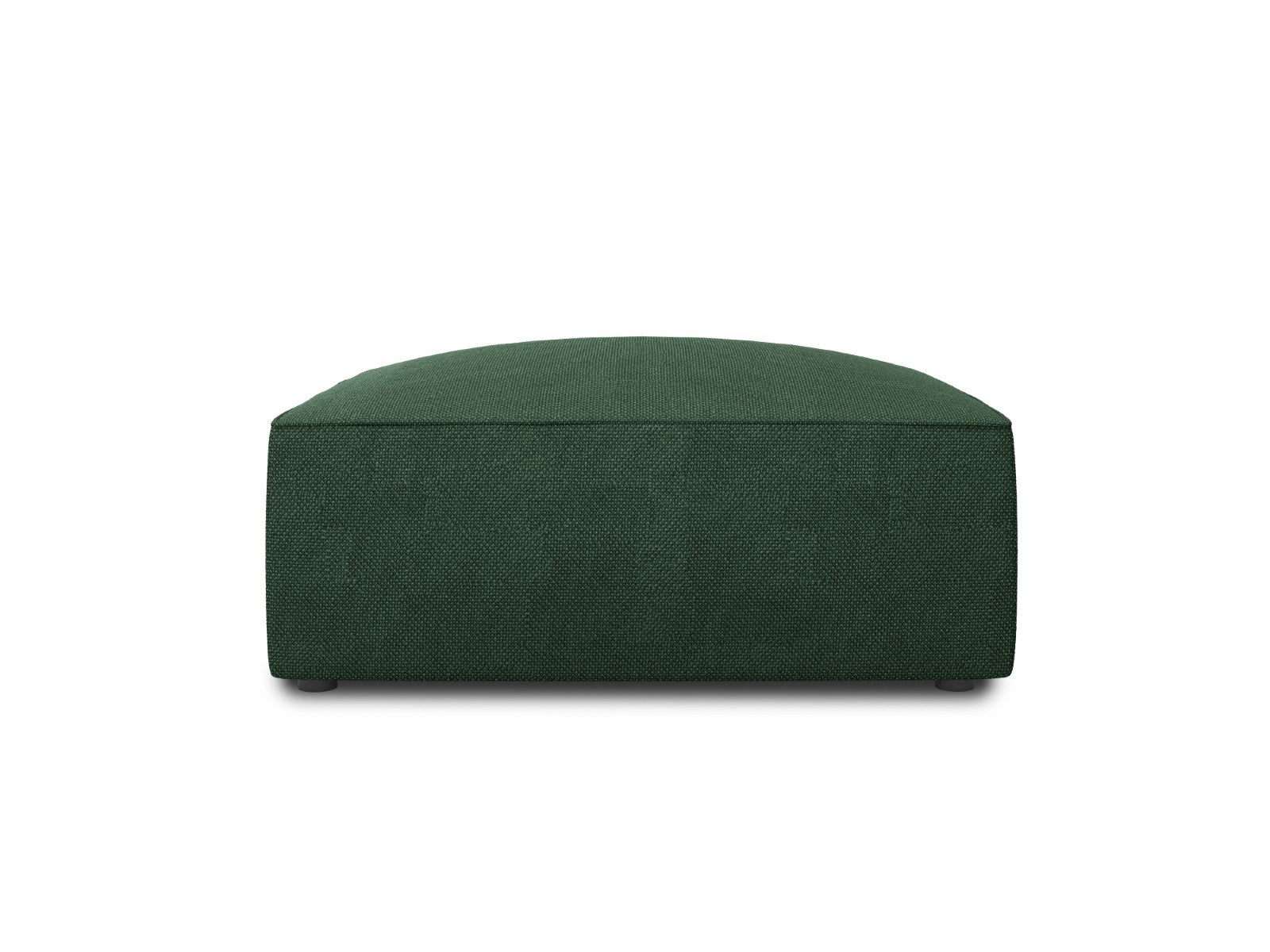 Micadoni Poef Ruby structurele stof, groente - 93x93x40cm