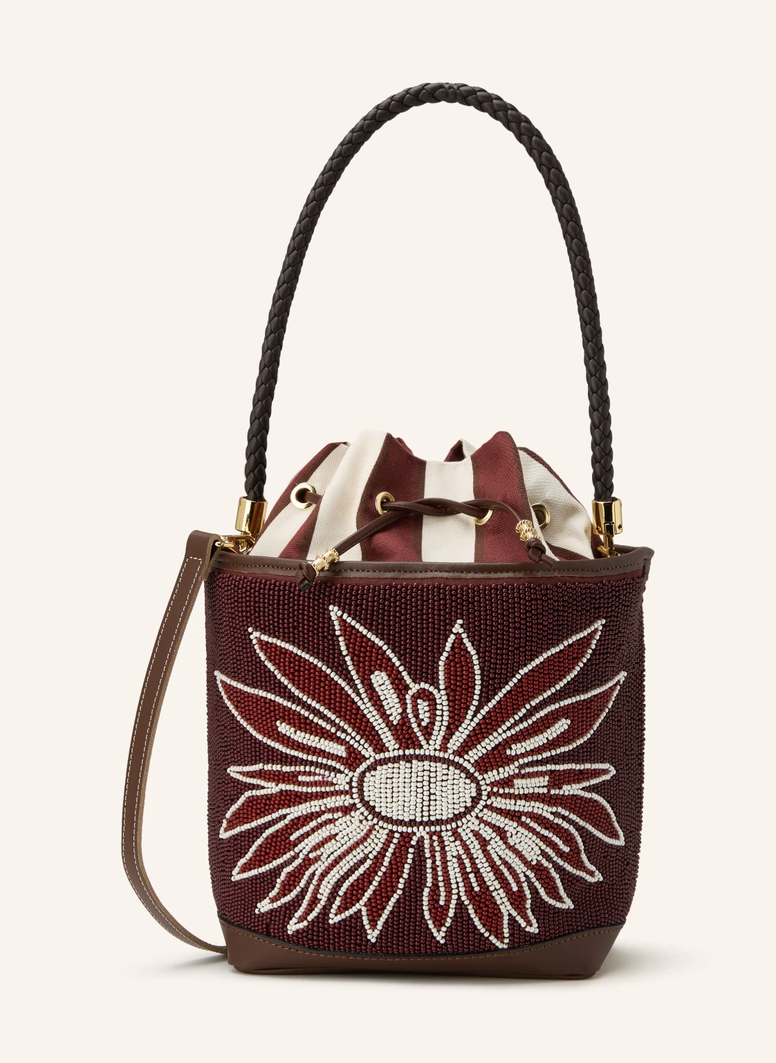 ViaMailBag Beuteltasche BOUQUET FLOWER mit Schmuckperlen