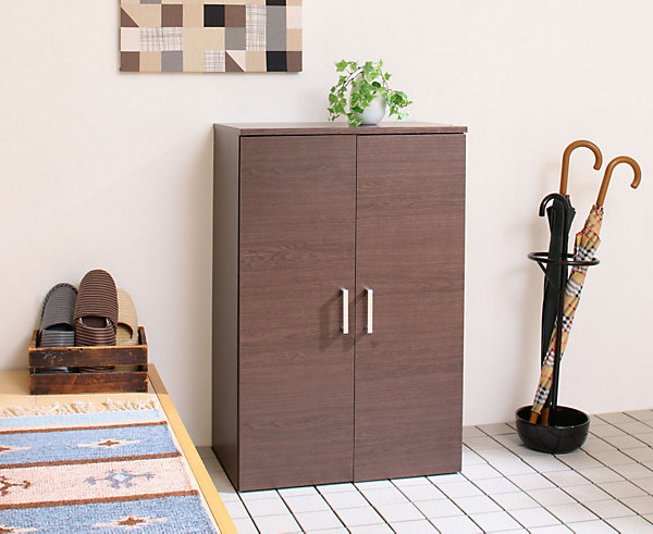 Iris Ohyama, Meuble, étagère, Armoire, Organisateur à chaussures, Environ 18 paires, SR-6035- Marron, L34.9 x P60 x H90 cm