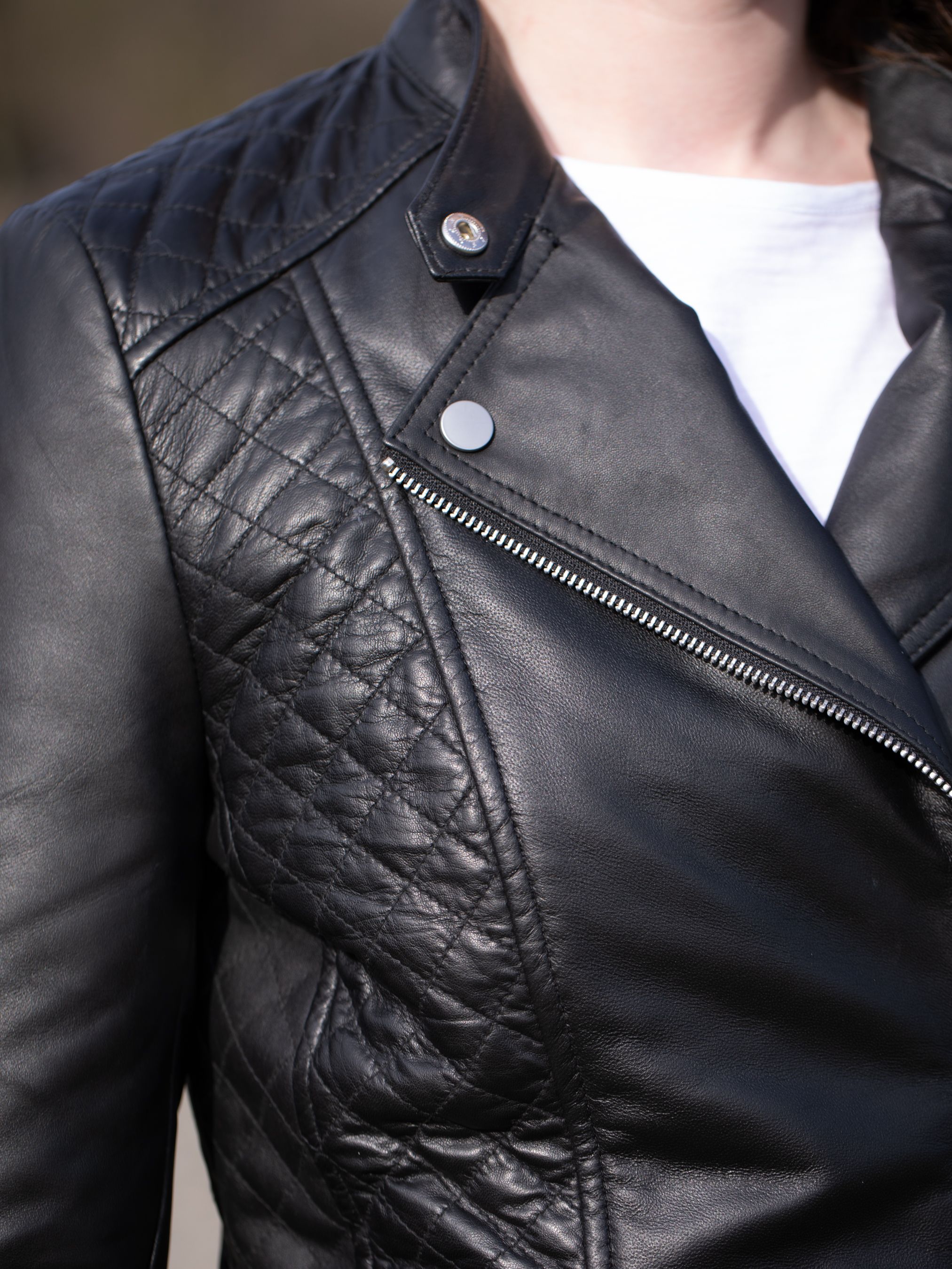 Lakeland Leather Penny' Leather Biker Jacket