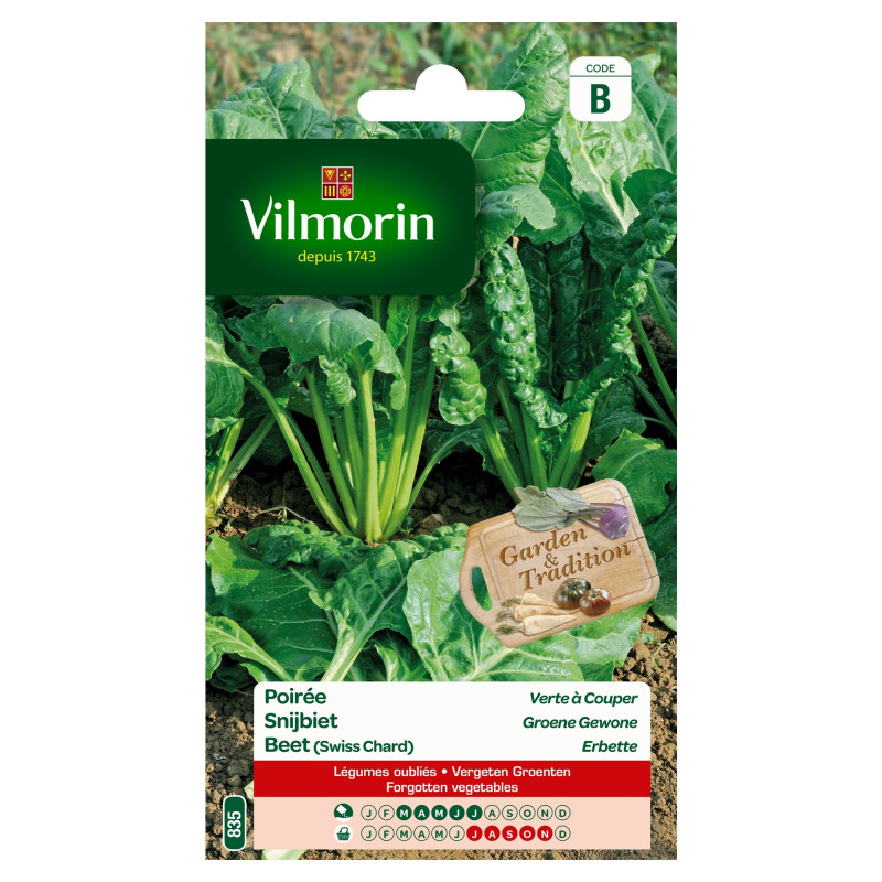 Semences de poirée Verte à couper VILMORIN