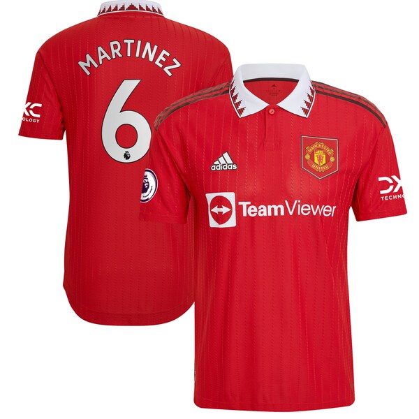 Lisandro Martínez Manchester United adidas 2022/23 Home Authentic Player Jersey - Red