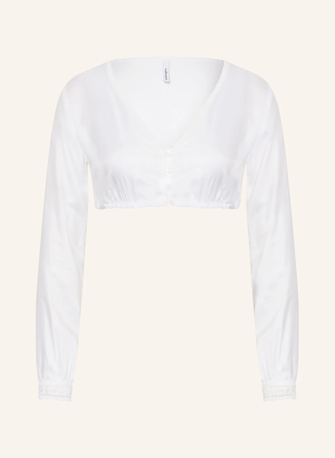 wallmann Dirndlbluse mit Spitze