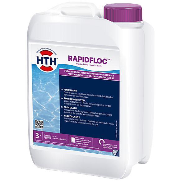 Floculant liquide piscine hth RAPIDFLOC - 3 litres - 3 litres