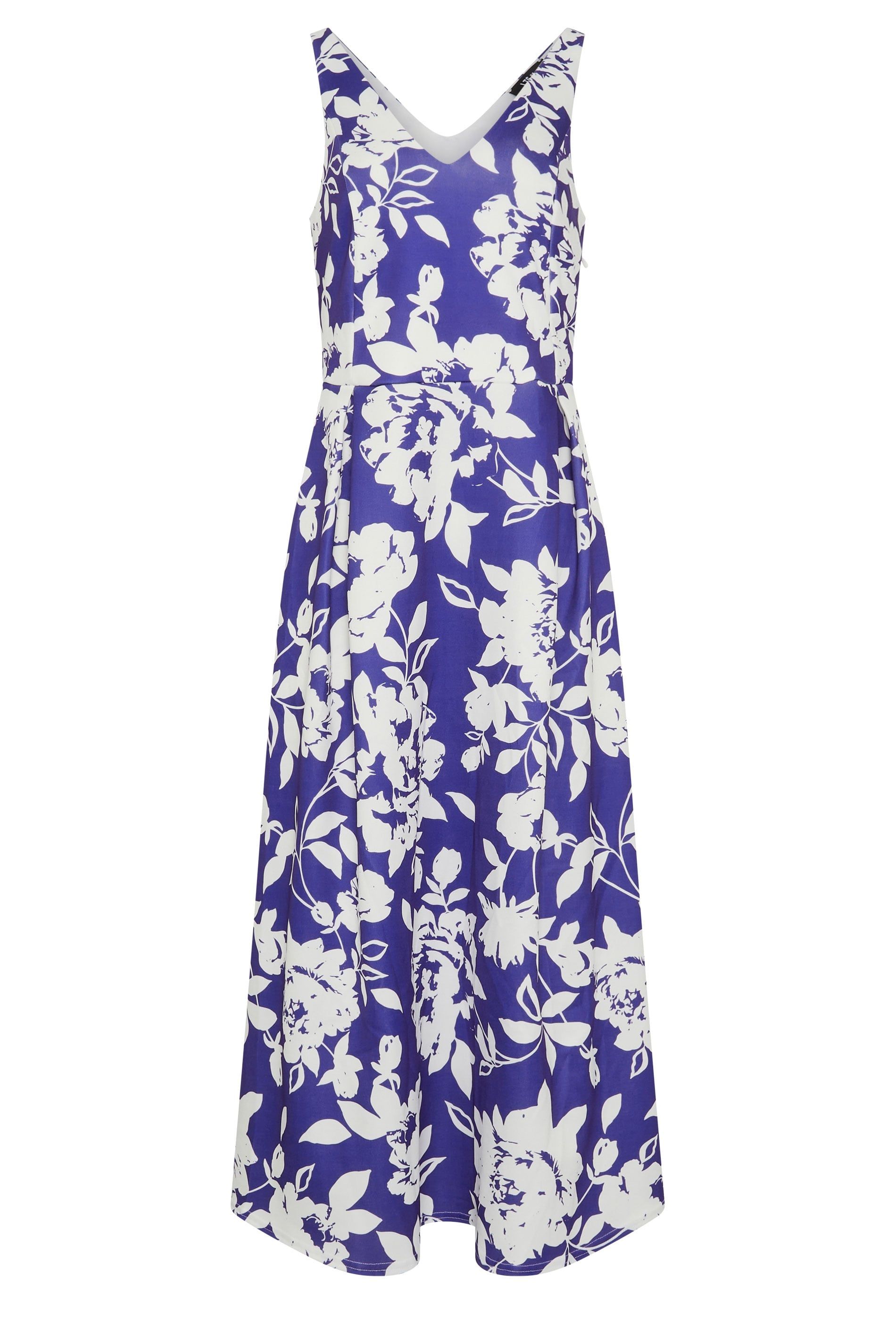 Long Tall Sally Tall Floral Pleated Midi Dress
