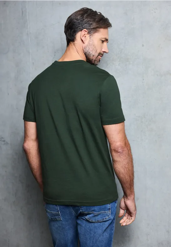 Basic T-Shirt mit Chestprint