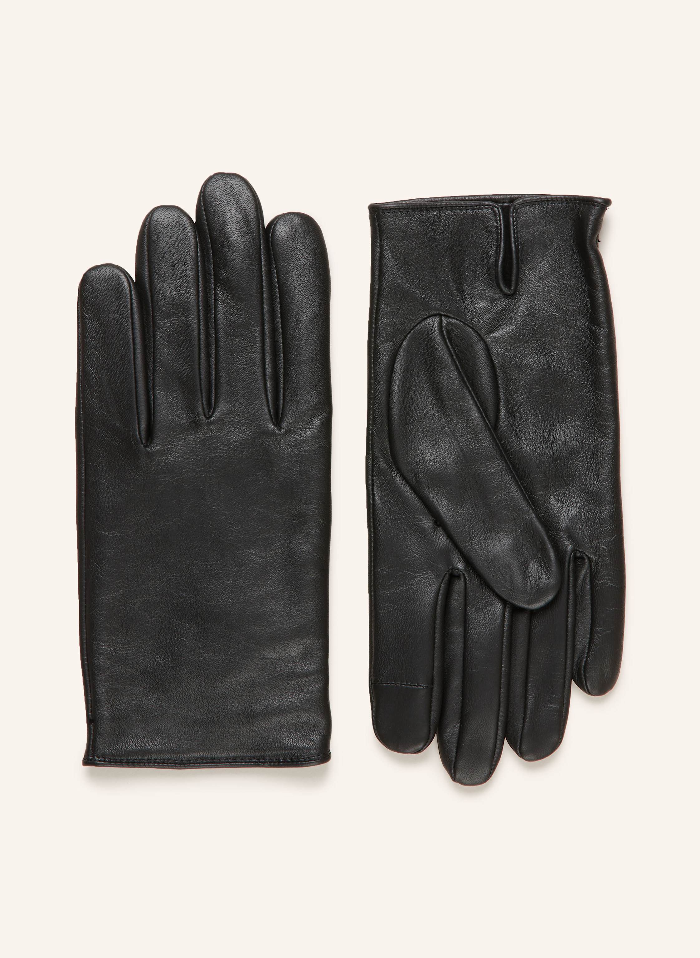 BOSS Lederhandschuhe GLOVE mit Touchscreen-Funktion