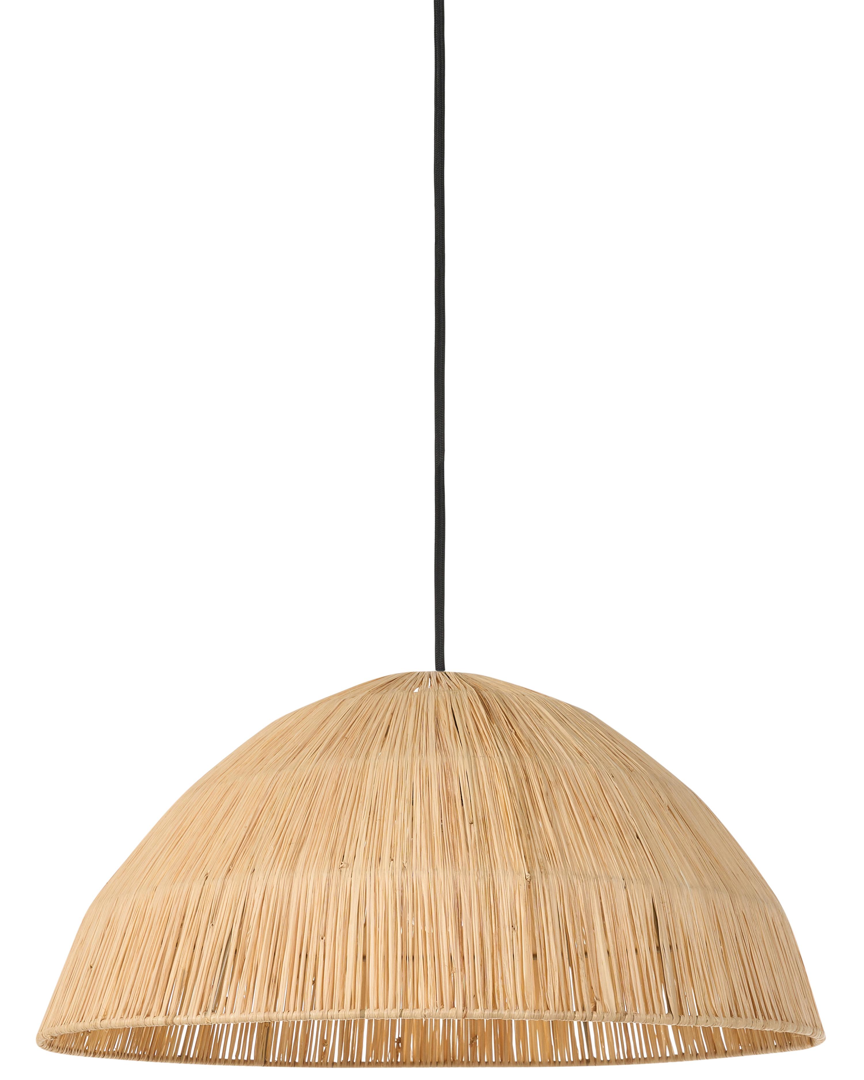 Pendant Lamp WERU Wicker Natural