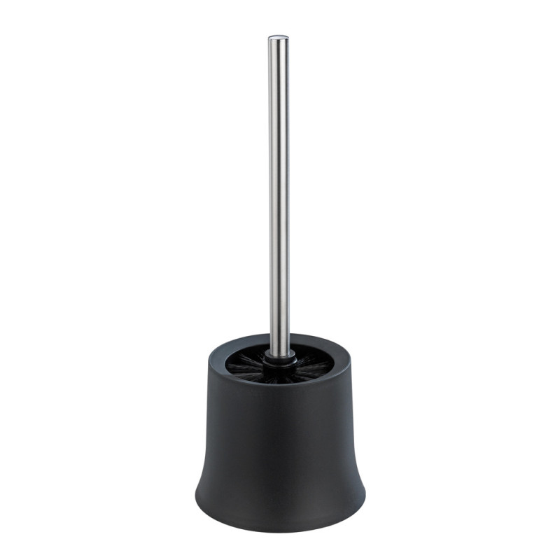 Brosse de toilette Basic noir et inox WENKO
