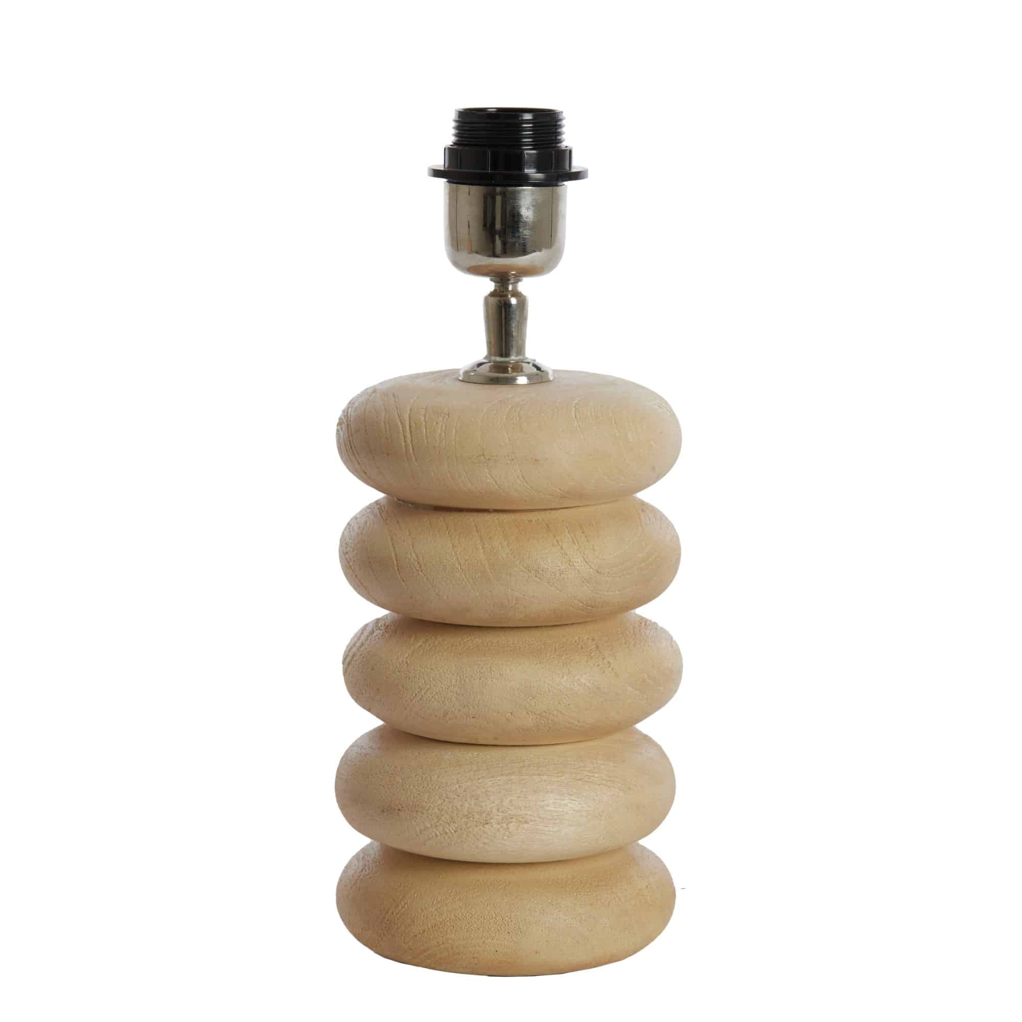 Light & Living lampvoet Budongo - bruin - Ø12cm