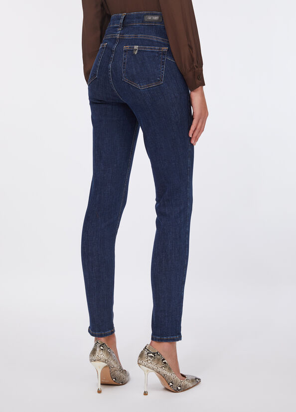 Jeans skinny a vita alta