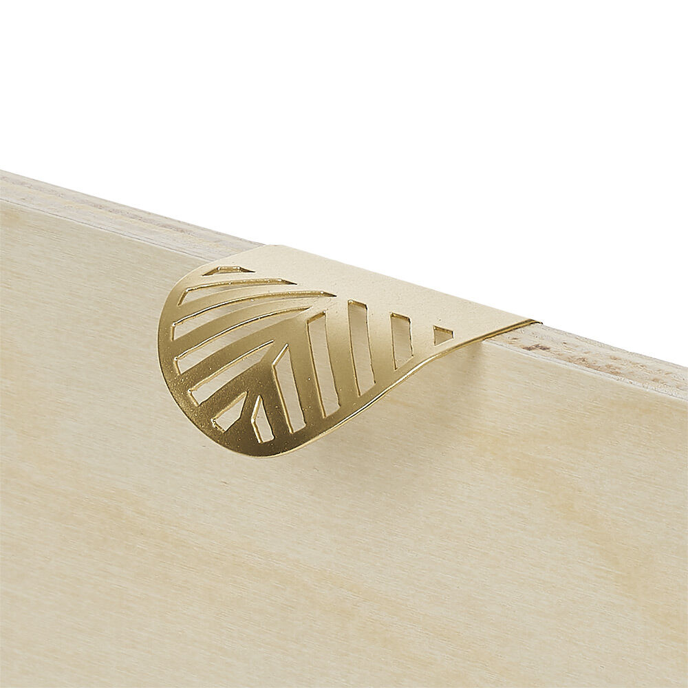 Poignée de porte de meuble en métal design x2