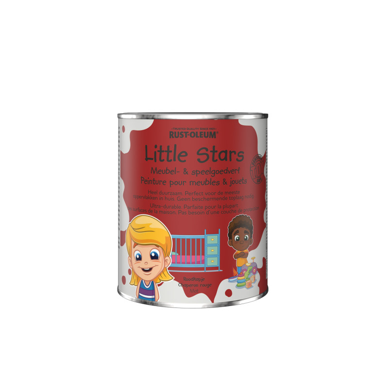 Peinture pour meubles et jouets Little Stars chaperon rouge mate 0,75 L RUST-OLEUM