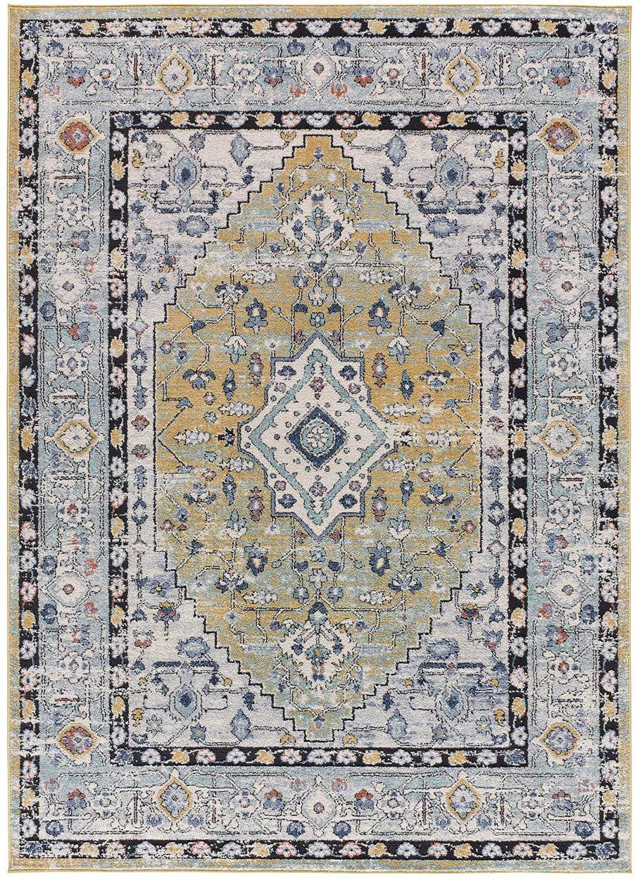 MABEL - Tapis vintage multicolore, 140X200 cm