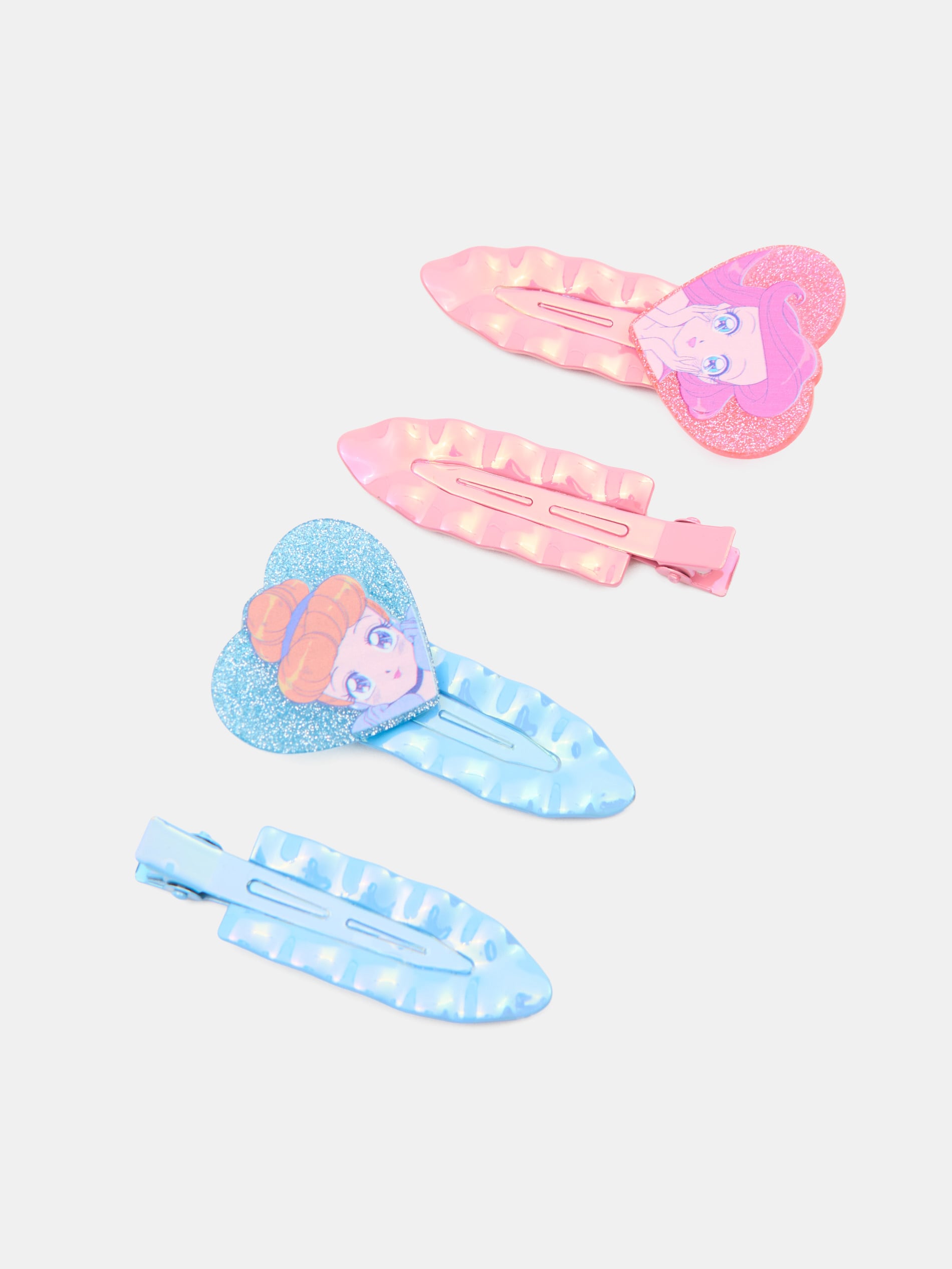 Spinki do włosów bez zagnieceń 4 pack Disney Princess