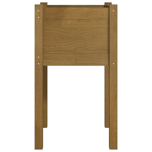 NNEVL Garden Planters 2 pcs Honey Brown 40x40x70 cm Solid Pinewood