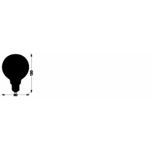 LED-Leuchtmittel »Smart  WiFi Filament Globe Tunable White 2200K«, 8 W, E27, Einstellbares Weiß